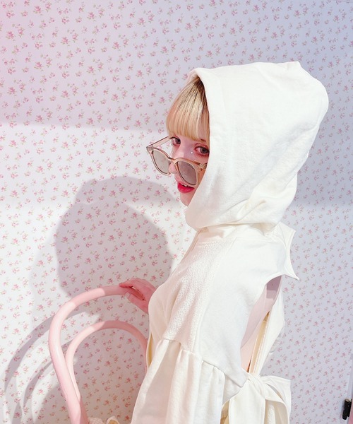 lilLilly(リルリリー)の「バックリボンパーカー(パーカー・レディース・ミント/パープル/ホワイト・FREE)」の18枚目の写真