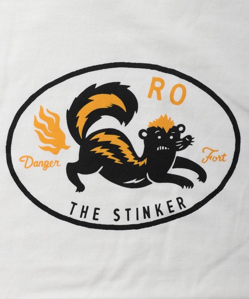 ROTAR(ローター)の「The STINKER Tee(Tシャツ/カットソー・メンズ・スミクロ/ベージュ系その他/オフホワイト/ピンク系その他・LARGE/SMALL/X-LARGE/MEDIUM)」の6枚目の写真