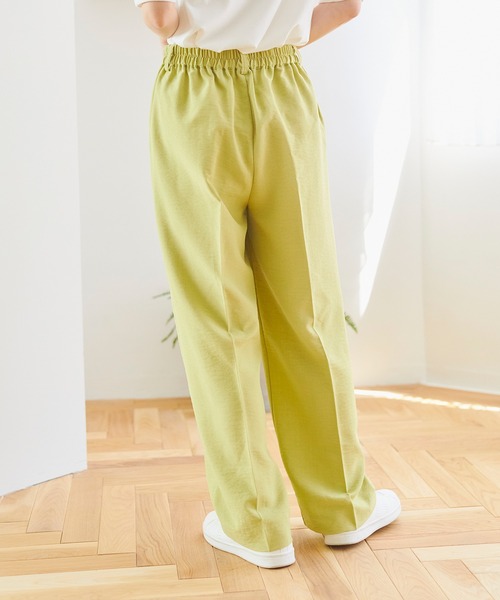 Days(デイズ)の「【Oeillet】タックプレスワイドパンツ(ウイエ)(その他パンツ・レディース・アイボリー/ライトグリーン/ネイビー・M/LL/L)」の21枚目の写真