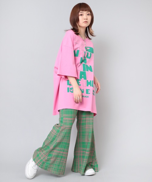 RNA（アールエヌエー）の「M2073 ＮＯロゴメガＢＩＧ　Ｔ（Tシャツ/カットソー・レディース・ホワイト/ピンク/ブラック・MEDIUM）」の7枚目の写真