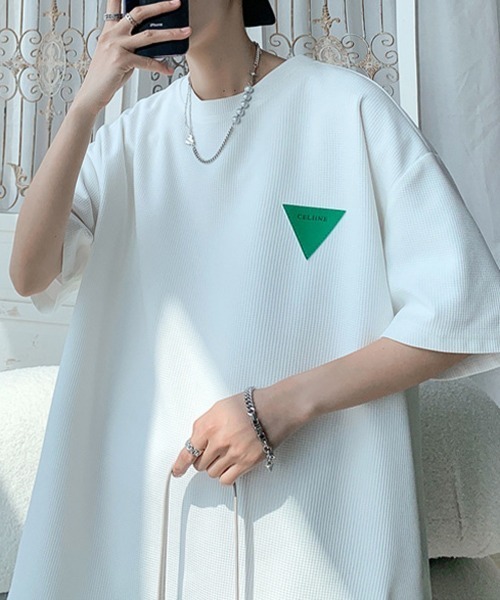 NEW GENTLEMAN（ニュージェントルマン）の「【2点SET】バニシングドライブ セットアップ Tシャツ＆ショートパンツセット（Tシャツ/カットソー・メンズ・ホワイト/ブラック/ブルー・M/L/XL）」の17枚目の写真