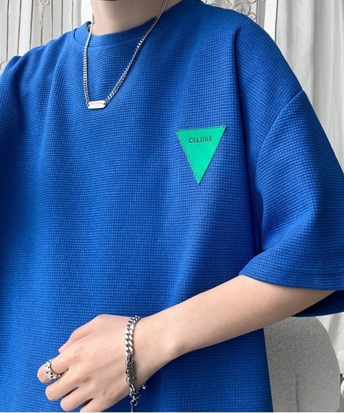 NEW GENTLEMAN（ニュージェントルマン）の「【2点SET】バニシングドライブ セットアップ Tシャツ＆ショートパンツセット（Tシャツ/カットソー・メンズ・ホワイト/ブラック/ブルー・M/L/XL）」の19枚目の写真