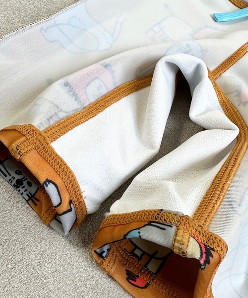 HOGAN RANCH WEAR（ホーガンランチウエア）の「スイムパンツ/UVカット(80～130cm)（水着・キッズ・ライトブルー/ベージュ/グリーン・130/110/90/120/80/100）」の5枚目の写真