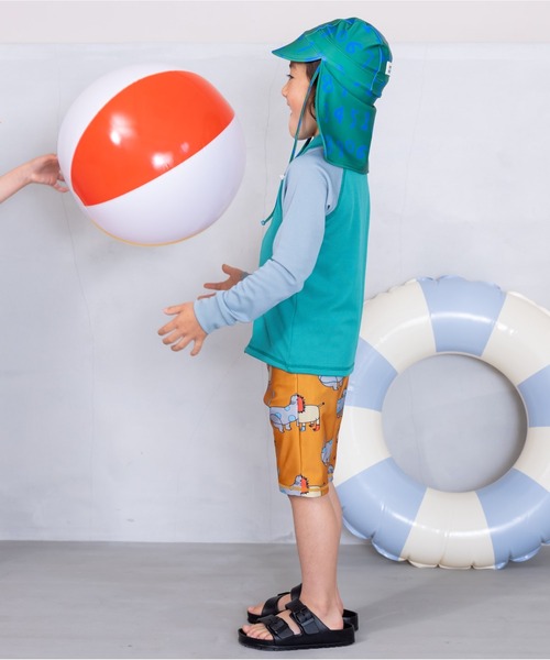 HOGAN RANCH WEAR（ホーガンランチウエア）の「スイムパンツ/UVカット(80～130cm)（水着・キッズ・ライトブルー/ベージュ/グリーン・130/110/90/120/80/100）」の12枚目の写真