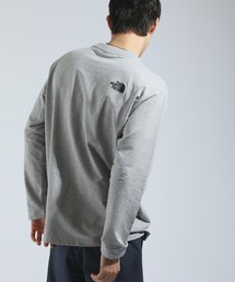 【THE NORTH FACE/ザノースフェイス】日本未発売 刺繍ロゴ入り オーバーサイズ ロングスリーブTシャツ / COTTON LOOSE FIT L/S R/TEE