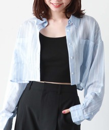 archives | ストライプショートケンボロシャツ(シャツ/ブラウス)