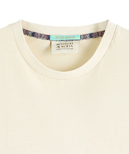 SCOTCH&SODA（スコッチアンドソーダ）の「アートワーク ウォッシュTシャツ【171698】（Tシャツ/カットソー・メンズ・ピンク/オフホワイト・SMALL/LARGE/MEDIUM）」の3枚目の写真