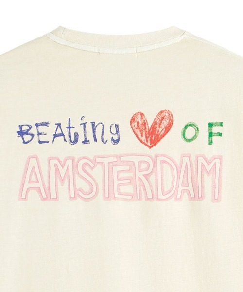 SCOTCH&SODA（スコッチアンドソーダ）の「アートワーク ウォッシュTシャツ【171698】（Tシャツ/カットソー・メンズ・ピンク/オフホワイト・SMALL/LARGE/MEDIUM）」の11枚目の写真