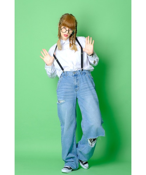 an meets zakka ゴムナローサスペンダー（サスペンダー