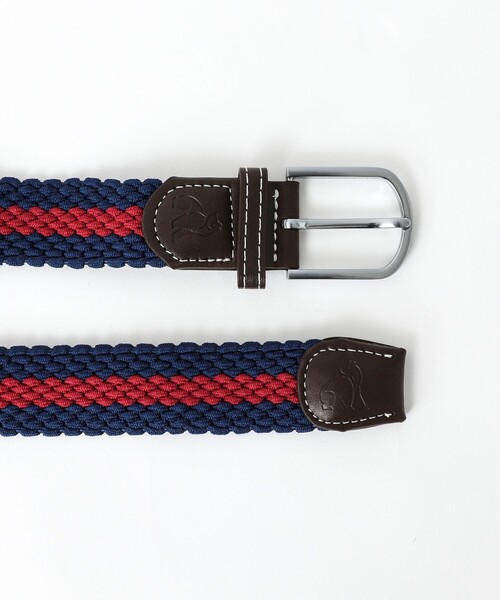 NOLLEY'S goodman（ノーリーズグッドマン）の「【SWOLE PANDA/スウォール パンダ】RECYCLED WOVEN BELT STRIPE（ベルト・メンズ・ブルー系その他/ブルー系その他2・FREE）」の3枚目の写真