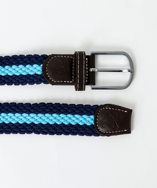 NOLLEY'S goodman（ノーリーズグッドマン）の「【SWOLE PANDA/スウォール パンダ】RECYCLED WOVEN BELT STRIPE（ベルト・メンズ・ブルー系その他/ブルー系その他2・FREE）」の11枚目の写真