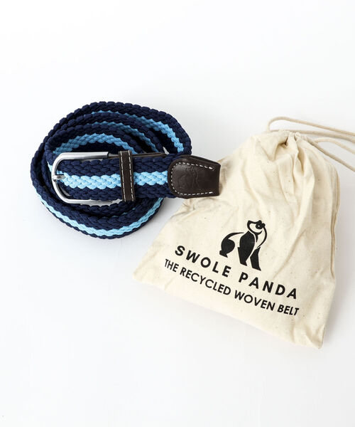 NOLLEY'S goodman（ノーリーズグッドマン）の「【SWOLE PANDA/スウォール パンダ】RECYCLED WOVEN BELT STRIPE（ベルト・メンズ・ブルー系その他/ブルー系その他2・FREE）」の20枚目の写真