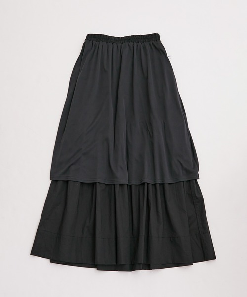 VIS（ビス）の「【洗える】コットンレース切替ギャザースカート（スカート・レディース・ホワイト/ブラック/イエロー系その他・FREE）」の21枚目の写真