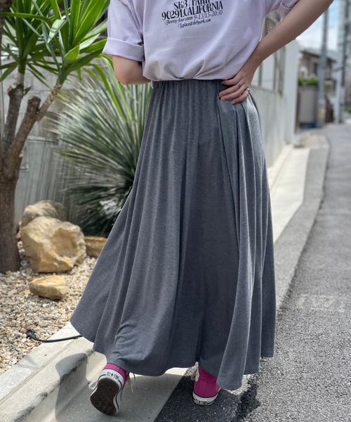 mi via loca(ミヴィアロカ)の「イージーナロースカート(スカート・レディース・グレー/ブラック・FREE)」の20枚目の写真