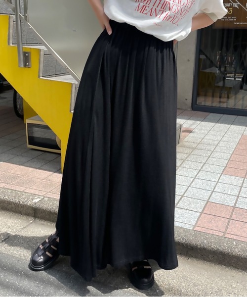 mi via loca(ミヴィアロカ)の「イージーナロースカート(スカート・レディース・グレー/ブラック・FREE)」の21枚目の写真