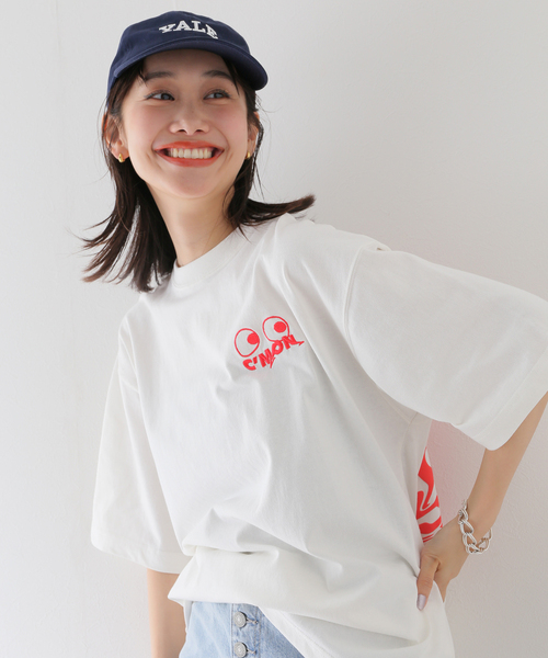 B.C STOCK(ベーセーストック)の「【ダメダメモンスター】半袖Tシャツ ”カモン”(Tシャツ/カットソー・メンズ・ホワイト/ブラック系その他・SMALL/MEDIUM/LARGE)」の1枚目の写真