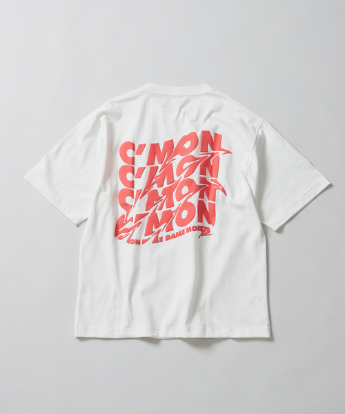 B.C STOCK(ベーセーストック)の「【ダメダメモンスター】半袖Tシャツ ”カモン”(Tシャツ/カットソー・メンズ・ホワイト/ブラック系その他・SMALL/MEDIUM/LARGE)」の4枚目の写真