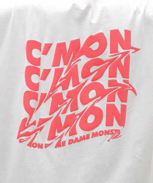 B.C STOCK(ベーセーストック)の「【ダメダメモンスター】半袖Tシャツ ”カモン”(Tシャツ/カットソー・メンズ・ホワイト/ブラック系その他・SMALL/MEDIUM/LARGE)」の6枚目の写真