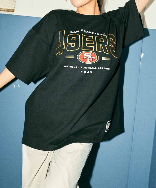 ANAP(アナップ)の「NFL×ANAPオーバーサイズTシャツ【ユニセックス】(Tシャツ/カットソー・レディース・ブラック/オフホワイト/モスグリーン・FREE)」の17枚目の写真