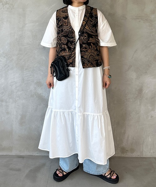 ungrid☆初代ゴブランベスト kutir（クティール）の「ペイズリー柄ゴブランベスト（ベスト）」 - WEAR
