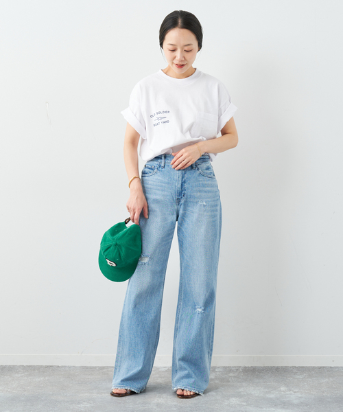 plage(プラージュ)の「【OLD SOLDIER / オールドソルジャー】BOAT YARD Tシャツ(Tシャツ/カットソー・レディース・ホワイト・FREE)」の8枚目の写真