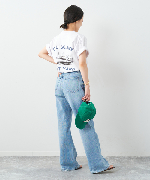 plage(プラージュ)の「【OLD SOLDIER / オールドソルジャー】BOAT YARD Tシャツ(Tシャツ/カットソー・レディース・ホワイト・FREE)」の5枚目の写真
