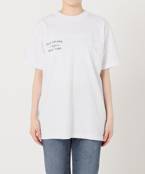 タグ付き新品　OLD SOLDIER オールドソルジャー　Tシャツ セール】【OLD SOLDIER / オールドソルジャー】BOAT YARD T