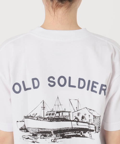 タグ付き新品　OLD SOLDIER オールドソルジャー　Tシャツ セール】【OLD SOLDIER / オールドソルジャー】BOAT YARD T