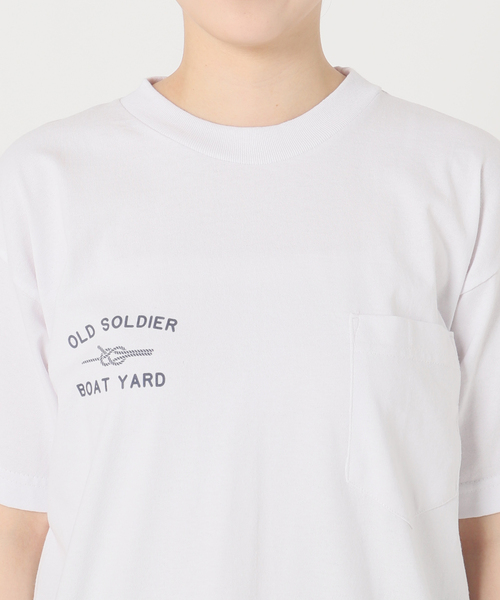 タグ付き新品　OLD SOLDIER オールドソルジャー　Tシャツ セール】【OLD SOLDIER / オールドソルジャー】BOAT YARD T