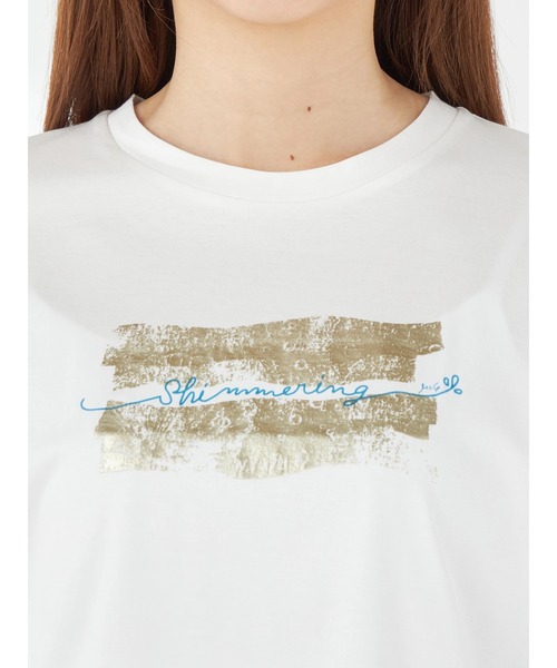 McGREGOR（マックレガー）の「【接触冷感】箔プリントTシャツ（Tシャツ/カットソー・レディース・アイボリー/イエロー/ホワイト/ロイヤルブルー・M/L）」の17枚目の写真