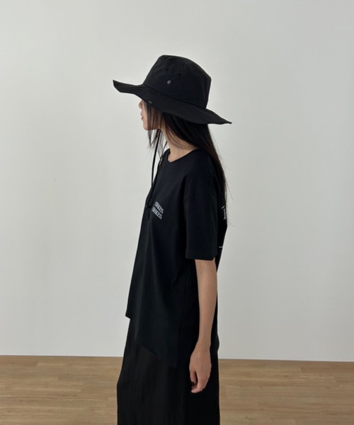 Didot.showroom(ディドット ショールーム)の「ツバ広サファリハット(ハット・レディース・ホワイト/ブラック/ベージュ/カーキ/チャコール・FREE)」の14枚目の写真