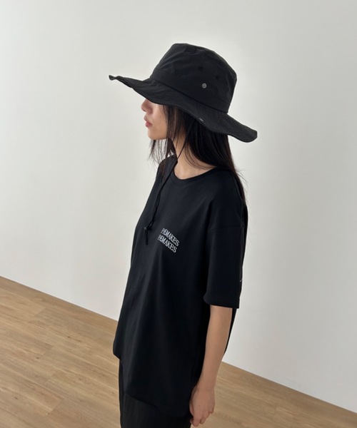 Didot.showroom(ディドット ショールーム)の「ツバ広サファリハット(ハット・レディース・ホワイト/ブラック/ベージュ/カーキ/チャコール・FREE)」の18枚目の写真
