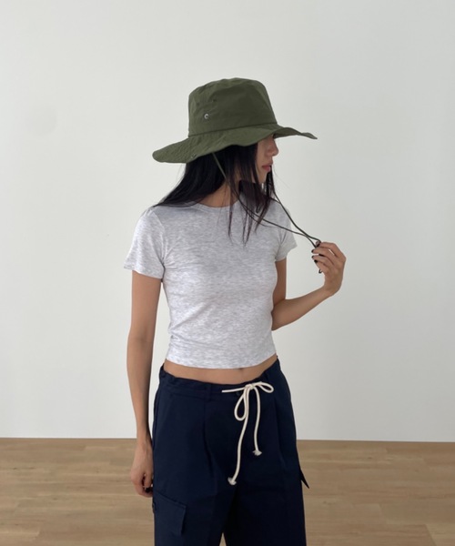 Didot.showroom(ディドット ショールーム)の「ツバ広サファリハット(ハット・レディース・ホワイト/ブラック/ベージュ/カーキ/チャコール・FREE)」の20枚目の写真
