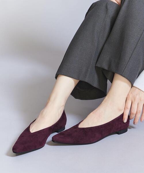 新品　スエードポインテッドトゥパンプス　ビューティ&ユースユナイテッドアローズ BEAUTY&YOUTH UNITED ARROWS（ビューティーアンドユース
