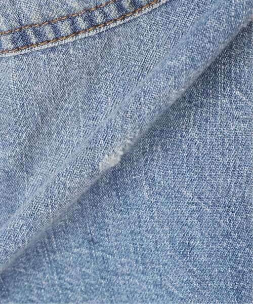 R13/アールサーティーン】クロップドデニムシャツ（シャツ/ブラウス