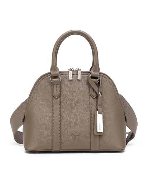 Ungrid（アングリッド）の「【Ungrid/アングリッド】ワイドショルダー　ハンドバッグ　ブガッティ型　チャーム付き（ハンドバッグ・レディース・カーキ/ダークブラウン/グレイッシュベージュ/アイボリー/キャメル/ブラック・FREE）」の11枚目の写真