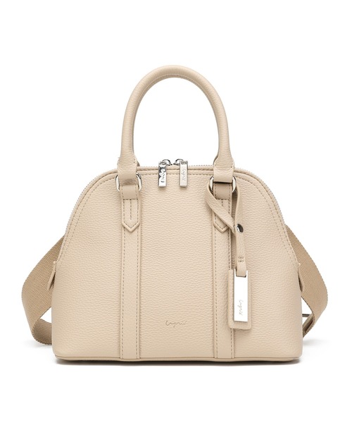 Ungrid（アングリッド）の「【Ungrid/アングリッド】ワイドショルダー　ハンドバッグ　ブガッティ型　チャーム付き（ハンドバッグ・レディース・カーキ/ダークブラウン/グレイッシュベージュ/アイボリー/キャメル/ブラック・FREE）」の13枚目の写真