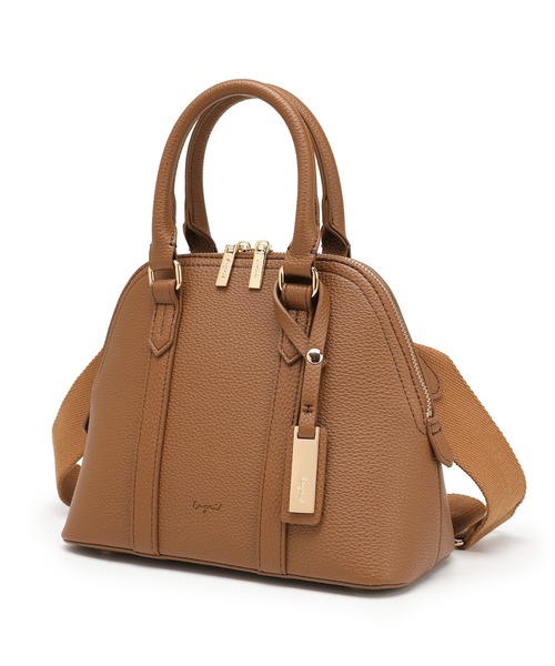 Ungrid（アングリッド）の「【Ungrid/アングリッド】ワイドショルダー　ハンドバッグ　ブガッティ型　チャーム付き（ハンドバッグ・レディース・カーキ/ダークブラウン/グレイッシュベージュ/アイボリー/キャメル/ブラック・FREE）」の17枚目の写真