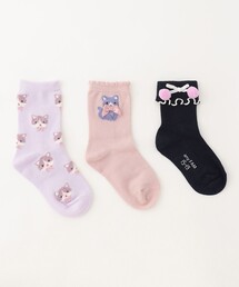 any Fam（エニィファム）の「【3点セット】ソックス (ネコ)（ソックス/靴下・キッズ）」