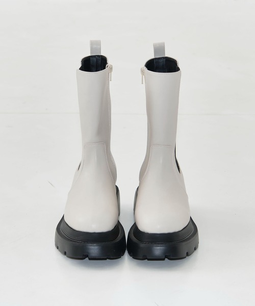 CITY TOKYO（シティトウキョウ）の「サイドゴアブーツ（ブーツ・レディース・アイボリー/ブラック・2/1）」の15枚目の写真