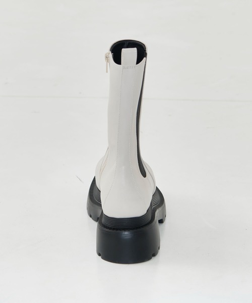 CITY TOKYO（シティトウキョウ）の「サイドゴアブーツ（ブーツ・レディース・アイボリー/ブラック・2/1）」の17枚目の写真