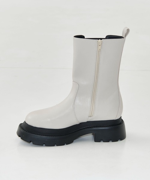 CITY TOKYO（シティトウキョウ）の「サイドゴアブーツ（ブーツ・レディース・アイボリー/ブラック・2/1）」の18枚目の写真