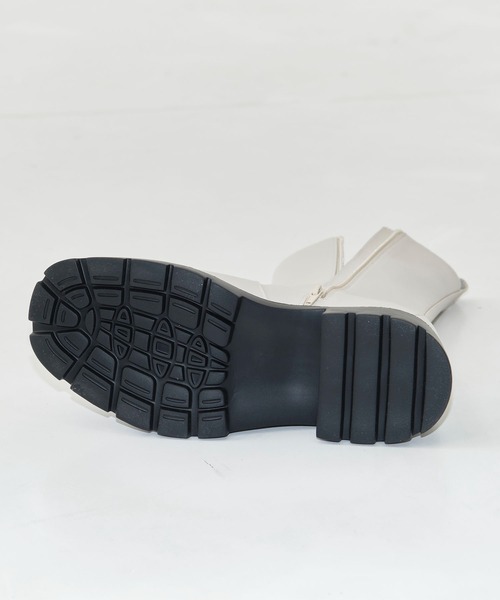 CITY TOKYO（シティトウキョウ）の「サイドゴアブーツ（ブーツ・レディース・アイボリー/ブラック・2/1）」の19枚目の写真