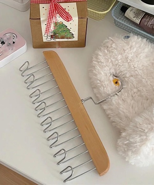 ウッド デザイン 8フック ハンガー #_（収納グッズ）｜Port（ポート