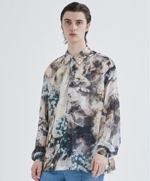 【TAAKK/ターク】TULLE SHIRTS