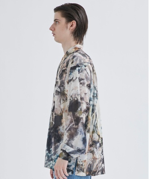 TAAKK（ターク）の「【TAAKK/ターク】TULLE SHIRTS（シャツ/ブラウス・メンズ・ブラウン/オレンジ・2/3）」の5枚目の写真