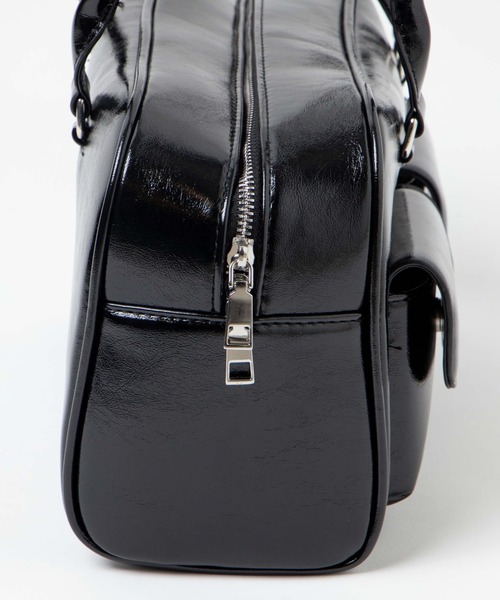 WEGO（ウィゴー）の「WEGO/ダブルポケットハンドバッグ（ハンドバッグ・レディース・ホワイト/ブラック・FREE）」の12枚目の写真