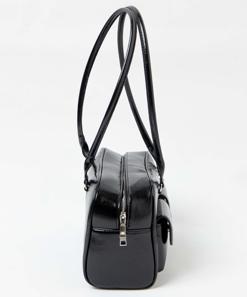 WEGO（ウィゴー）の「WEGO/ダブルポケットハンドバッグ（ハンドバッグ・レディース・ホワイト/ブラック・FREE）」の7枚目の写真