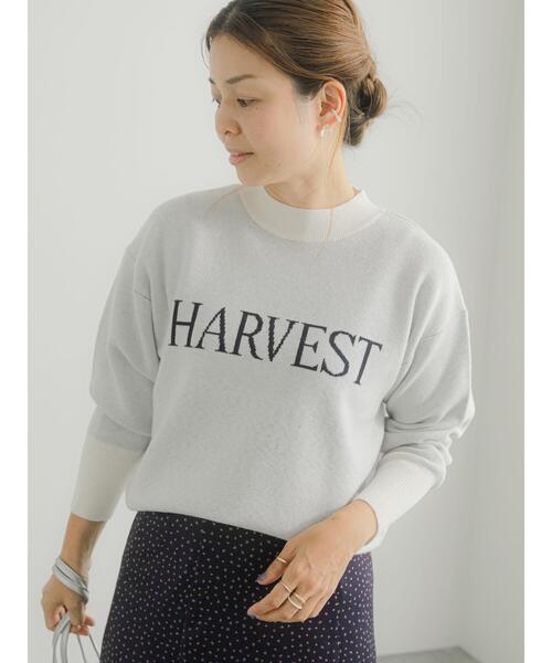 Lugnoncure(ルノンキュール)の「ジャカード編みロゴニット(ニット/セーター・レディース・オフホワイト/グレー/キャメル・F)」の8枚目の写真