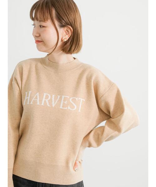 Lugnoncure(ルノンキュール)の「ジャカード編みロゴニット(ニット/セーター・レディース・オフホワイト/グレー/キャメル・F)」の11枚目の写真